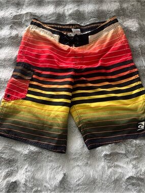 LAGUNA SWIM BOARD QUICK DRY SHORTS SIZE XL (16/18) Teen/Boys-0520